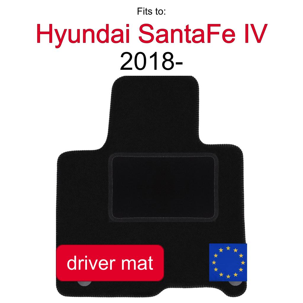 Driver Floor Mat For Hyundai Santafe Iv Suv (2018-)