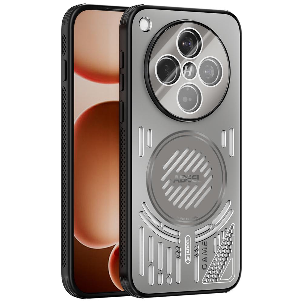 ABEEL For Oppo Find X8s+ 5G Magnetic Case Aluminium Alloy+PC+TPU Hollow Heat Dissipation Phone Cover