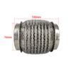 Stainless Steel SUS304 Exhaust Flex Pipes Tube Flex Coupler With Interlock Super Flexible  63*150mm 76*150mm 63x100mm 76x100mm