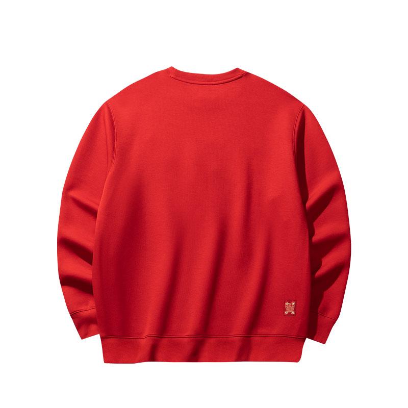 Anta Good Things Happen Casual Warm Versatile Hoodie Men Hoodies Deep-Red 152518703S-2