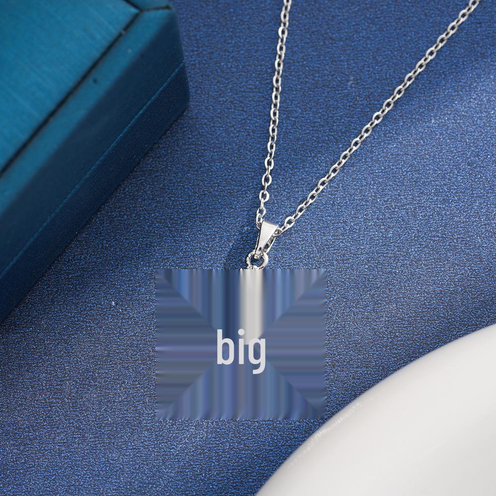 Starfish Pendant Necklace - Five-Pointed Star, Titanium Steel, Holiday Style, Colorfast Finish.