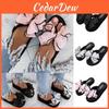 Ciabatte da Donna alla Moda, Traspiranti, Piatte, Slip-On per Uso Casual Estivo