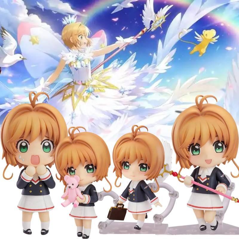 Charming Cardcaptor Sakura Q Version Pvc Action Figure In School Uniform For Collectors