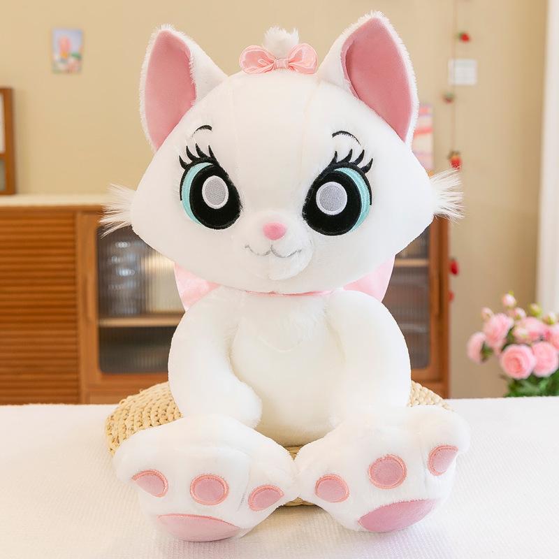 Adorable Marie Cat Plush Toy - Cartoon Cat Pillow Gift for Girls