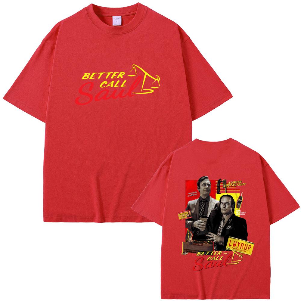 Better Call Saul Graphic Tshirt Heisenberg TV Breaking Bad Print T Shirts Unisex Women Fashion Oversized Tshirt Unisex Casual Tees S