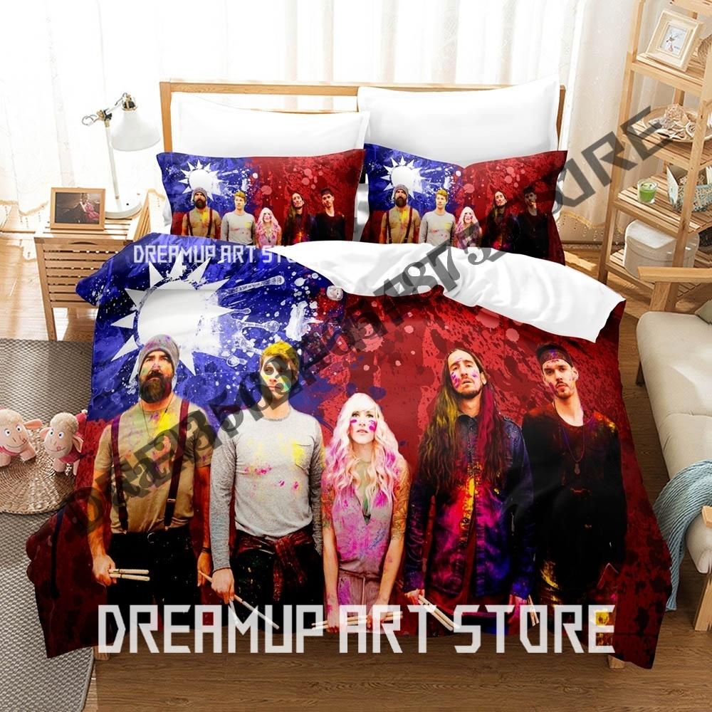 3D Print Hip Hop walk off the earth Bedding Set Single Twin Full Queen King Size Bed Set Adult Bedroom Duvetcover Set Anime Bed