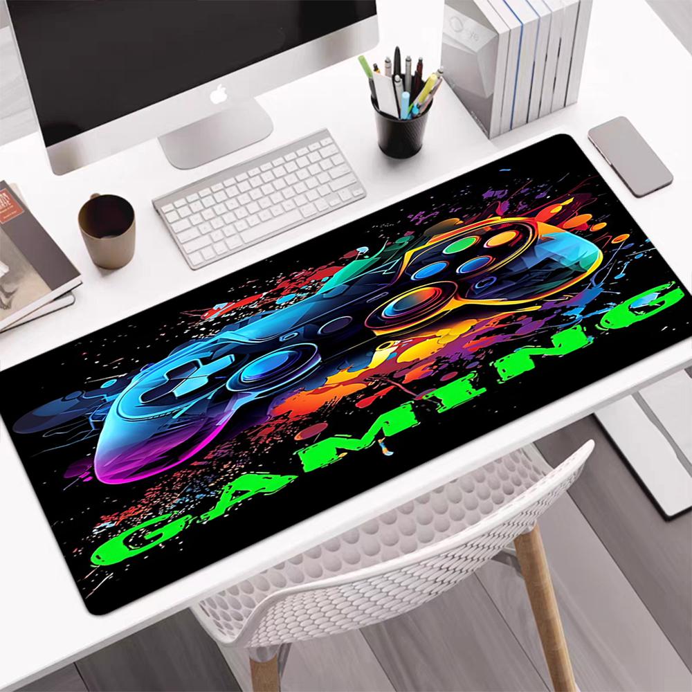 Game Controller Theme Mouse Pad, Non Slip Rubber Base, Multifunctional Office & Home Decor, Perfect for Workspace Personalization.