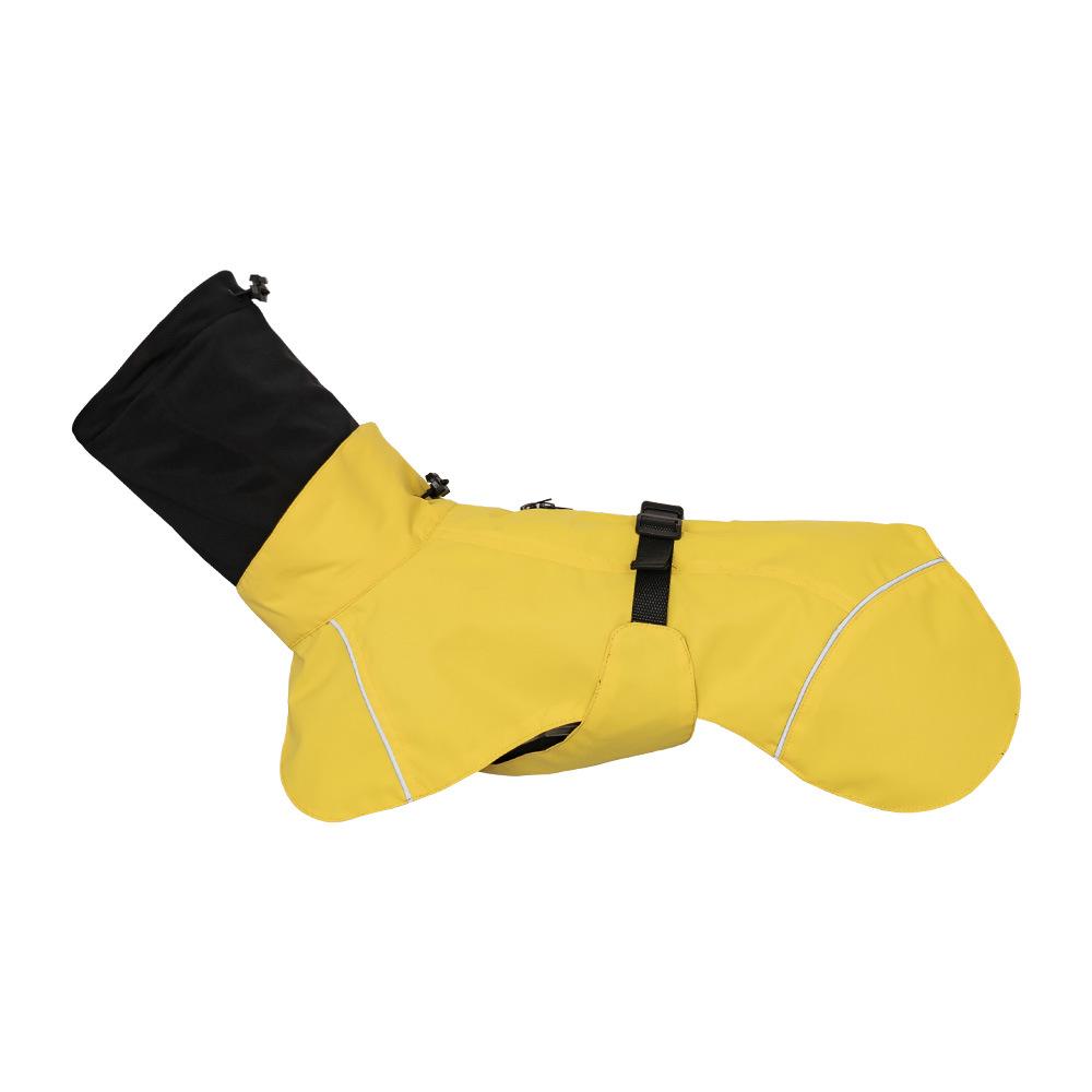 Small and medium-sized dog dog raincoat double neck waterproof breathable puppy raincoat outdoor poncho pet raincoat pet supplies