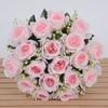 18 Head Valentine's Day Flowers  Natural Simulated Rose Photography Photo Gift  Home Decorative