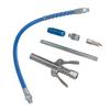 Grease Gun Coupler Kit Extended Locking Set with Adaptor High Pressure Manual Pneumatic Electric