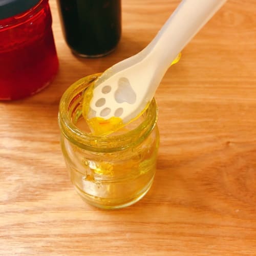 Cute Cat Motif Spoon, Silicone, Cate (Milk White)