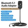 Bluetooth 5.1 Receiver For Car, 2-in-1 RX/TX Noise Cancelling Bluetooth 3.5mm AUX Adapte Support Siri For Car Stereo/Home Stereo