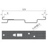 Trailer Number Plate Clips/Holder Spring Loaded Stainless Steel Pair TR112