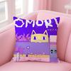 Eerie Indie Japanese Game Anime Kwaii OOmori Cushion Cover Pillow Case Soft Skin Friendly Fabric  Concealed Zipper