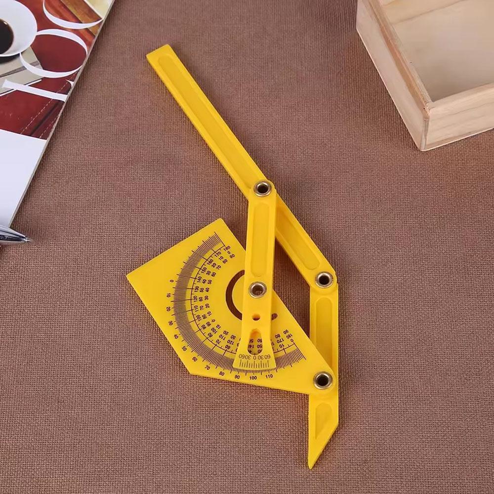 Plastic angle conveyor for carpentry, angle ruler, corner finder, carpentry tools, 0° to 180°