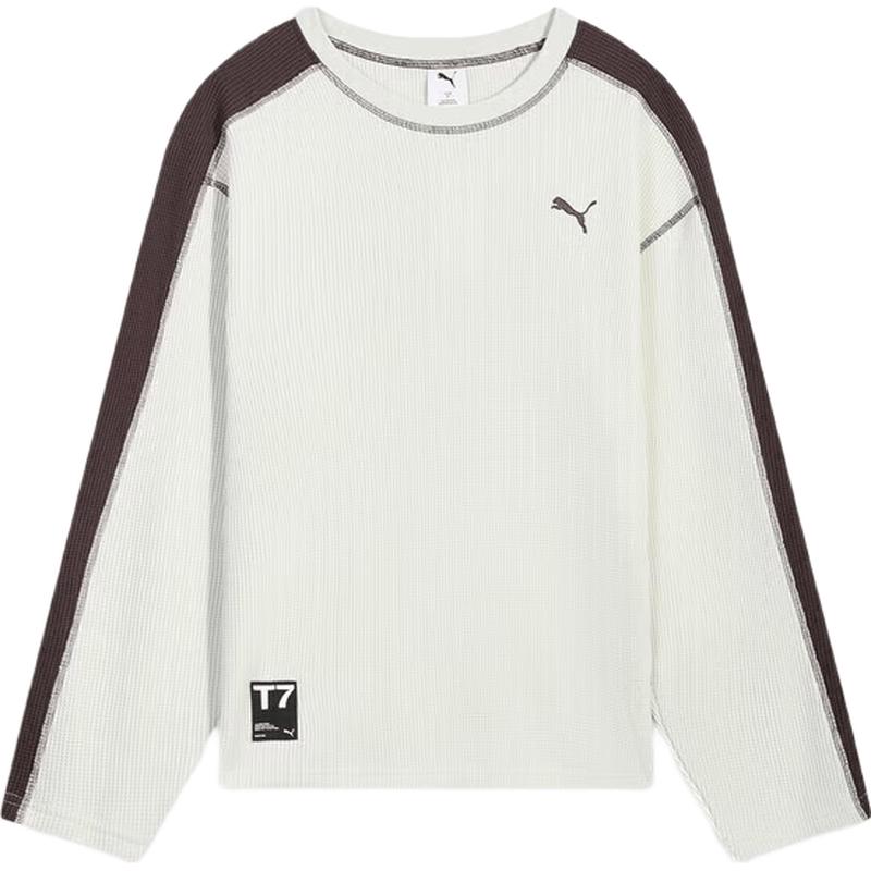 PUMA Men s T7 Waffle Long Sleeve Tee M