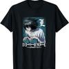 Death Note L Crouching with Logo Anime T-Shirt