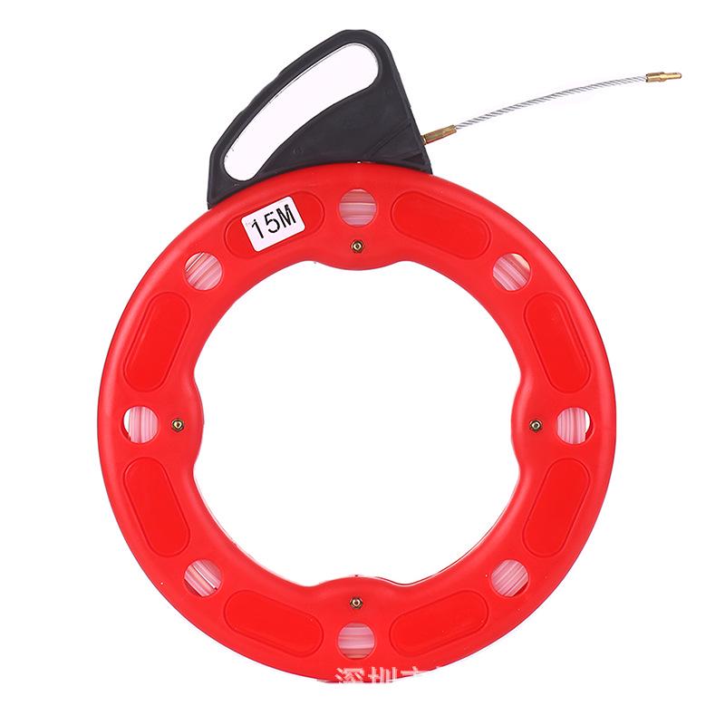 Through-Wall Wire Traction and Connection Tool with Nylon Spring