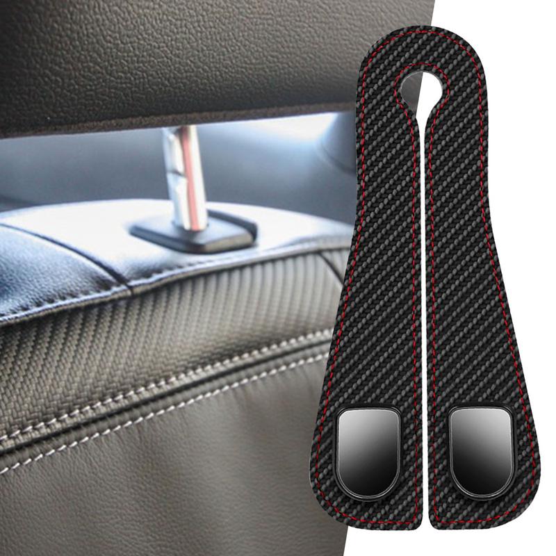 Car Seat Headrest Double Hooks Car Headrest Bag Hanger Headrest Bracket Car Hook For Shopping Bags Umbrellas Purse