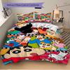 3pcs Crayon Shin-chan Bedding Set. Soft and Comfortable with No Core Included (1x Duvet Cover + 2x Pillow Covers) yy251031043