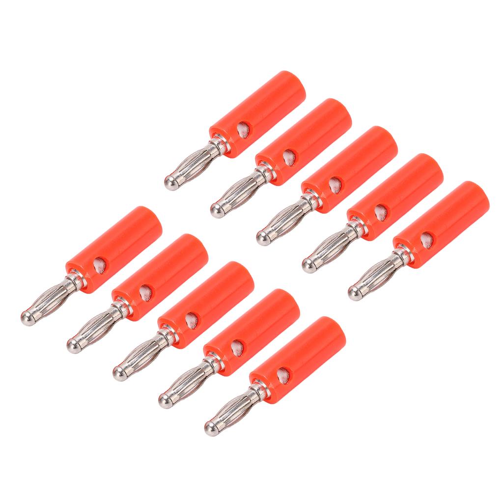 10pcs 22.090 4mm Banana Plug Gold Plated Lantern Banana Plug Connector for Electronic Equipment