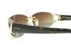 Police Sonnenbrille POLICE SPLC60J 0300 59 mit Etui UV-Schutz Randlos Zweipunkt Japan Modell 2021 Modell Oval Titan-Kombinationsrahmen Glänzend