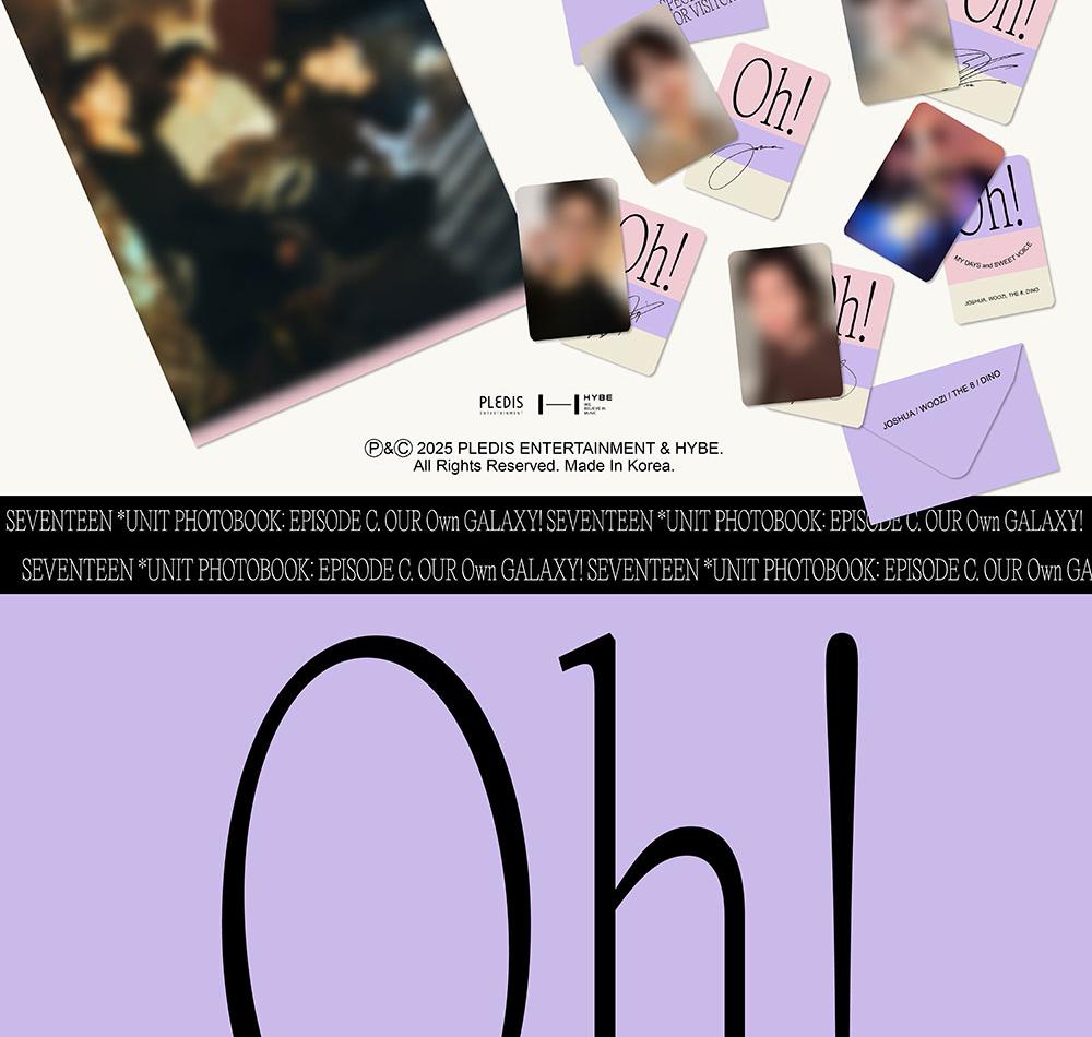 [POB] SEVENTEEN - SEVENTEEN UNIT FOTOBOK : Avsnitt C,D