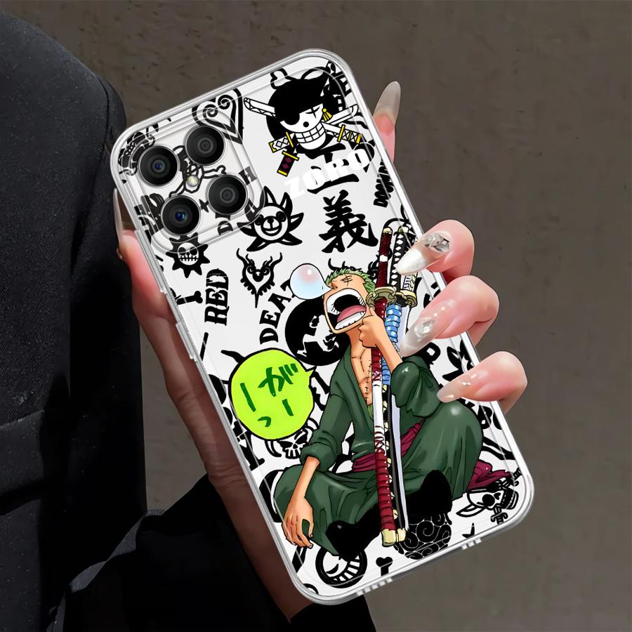 

Чехол Luffy Gear 5 из One Piece для Honor 90 Lite X7b X8a X8 X8b X9b X9a Мягкая крышка для телефона Honor X8 5G