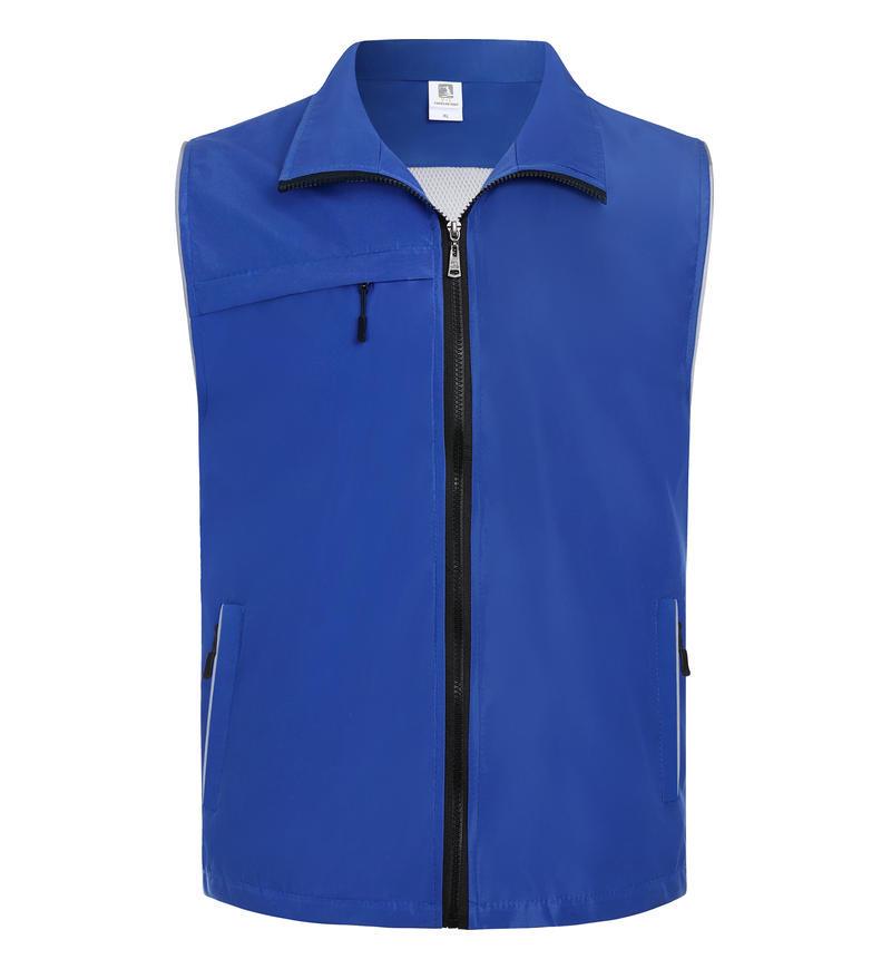 Prémiová dvouvrstvá dobrovolnická vesta se třemi kapsami pro charitativní a pracovní akce