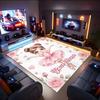 1PC Custom Name Pink Ballet Dreams Theme Floor Mat Ideal for Living Room, Game Rooms, Office, Bedroom,Floor Mat Playful Design
