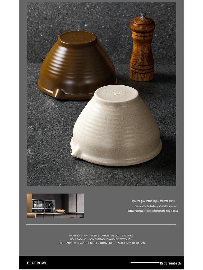 Melamine Pestle & Mortar for Mashing Ginger, Garlic, Chili, and Century Egg