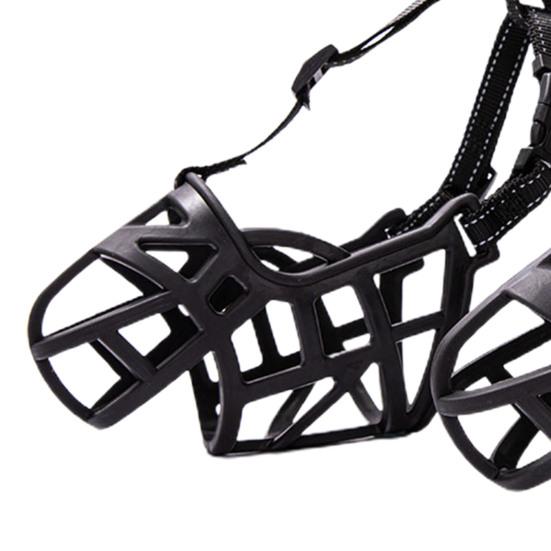 Dog Muzzle Buckle Design Innovative Wear-resistant Sturdy Tear-resistant Anti-bite Hollow Out Pet Anti-Barking