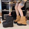 After the Height Increase, the Small Pants Straps, the New Platform Martin Boots, Women's Retro 2025 Big Head and Short Boots, Spice Girls Autumn
