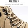 2025 New Autumn Martin Boots High Top Board Shoes Men's Fleece Warm Cotton Shoes Versatile Casual Tooling Shoes Men's