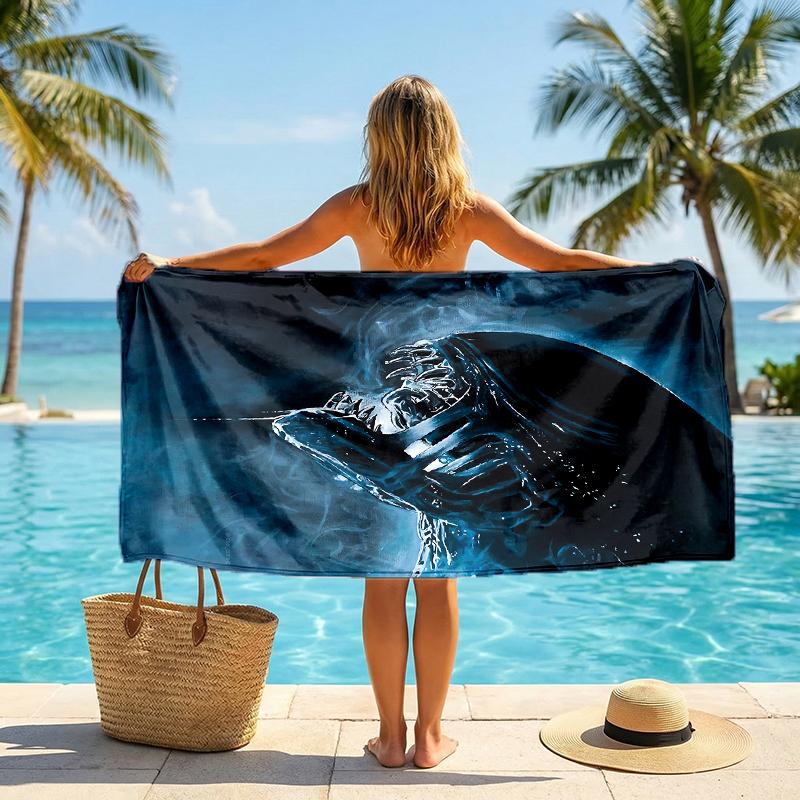 Alien Fashion Beach Towel: Ideal for Summer Adventures Soft, Absorbent and Quick Drying Suitable for Swimming and Bathing