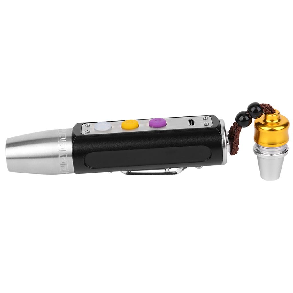 Portable 3 LEDs Expert Jades Flashlight Torch USB Rechargeable Jewelry Gems Identification Lights
