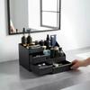 Cologne Organizer For Men Acrylic Perfume Stand With 2 Tiers Non Slip Base For Vanity Table Storage Solution