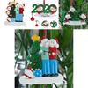 2020 Christmas Tree Ornament Quarantine Family Xmas Lockdown Decoration For Unique Festive Spirit