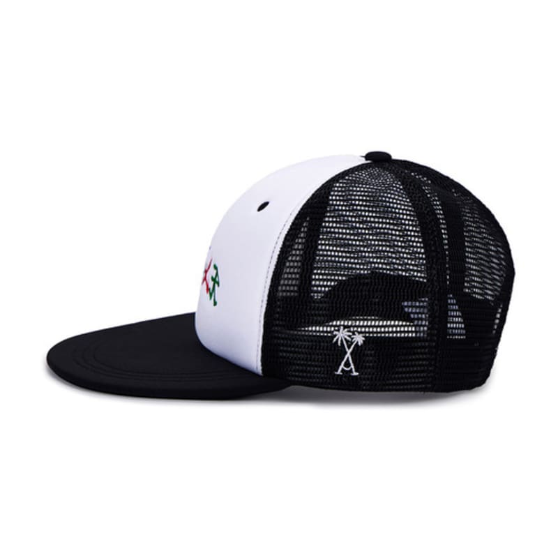VARZAR Palm Tree Logo Ordinary Mesh Cap Black
