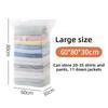 Vacuum Compression Bags for Clothing and Blankets, No Pump Space Saver, Heavy Duty Sealed Travel Packing Bags with Hand Roll