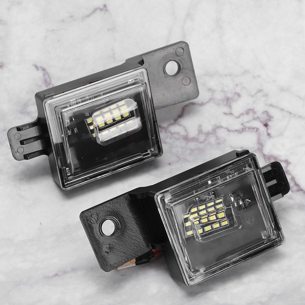 Pair Left Right 15LED License Number Plate Light Fits for Chevy Silverado 20142018DC12V