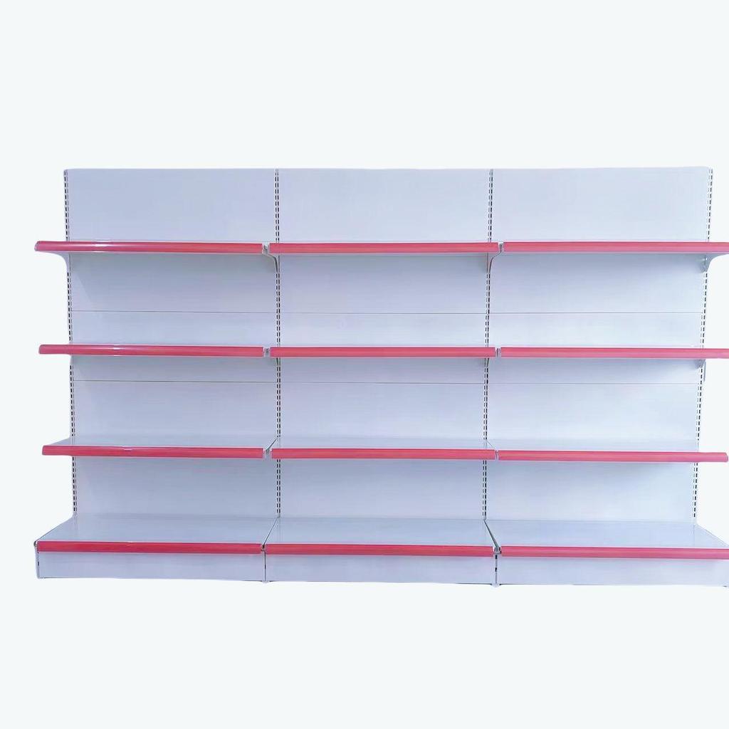 Thickened Supermarket Shelving: Single & Double-Sided Display Rack for Stores, Pharmacies, Baby Shops, and More