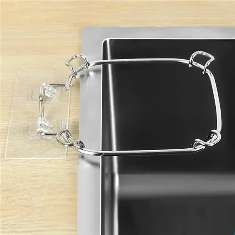 Disposable Food Scrap Sink Strainer Kitchen Sink Stainless Steel Drain Rack Garbage Strainer Rack Easy To Clean Universal Size