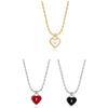 VINTAGE HOLLYWOOD Keyhole Heart Necklace_VH249ONE001M