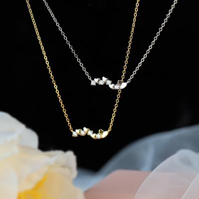 Colier Love pentru Femei, Pandantiv Nișă de Lux Ușor, Vară, Lanț Claviculă în Formă de Inimă, Simțul Designului
