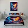 Colorful Phoenix Home Decor Set Soft Comfortable Duvet Cover Bedding Set Included 1*Duvet Cover & 2*Pillowcases, Gift