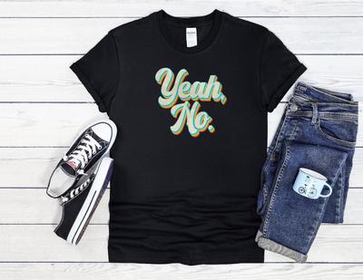 26 Retro Yeah No T-Shirt Funny Graphic Men Women Unisex Shirt Hoodie Baseball 4150 Unisex T-Shirt
