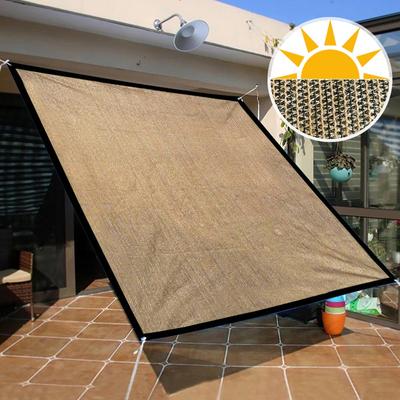 Uteplats Solskydd Segel Rektangel Trädgård Solskydd Net Trädgård Balkong Net Sommar Anti-UV Solskydd Markis Biltak