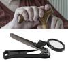 Nail Clipper Heavy Duty Portable Nail Cutter with Removable Magnifying Glass for Seniors