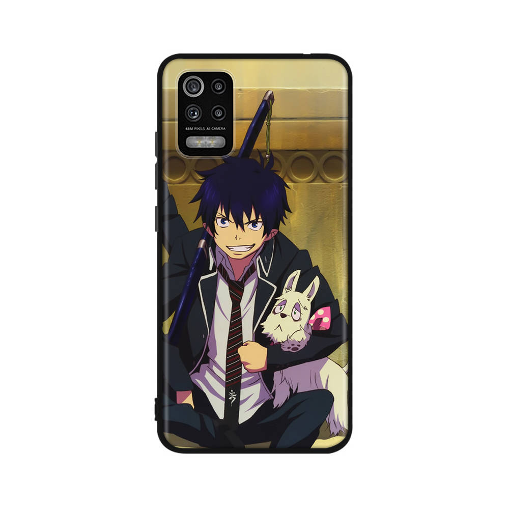 DT48 Blue Exorcist Case for Xiaomi Poco X6 X4 M5 M6 F5 F6 C65 C55 C50 C51 C40 Redmi Note 7 8 14C A3X 13C 12C 11 10A 9C Pro Black Sofe Cover